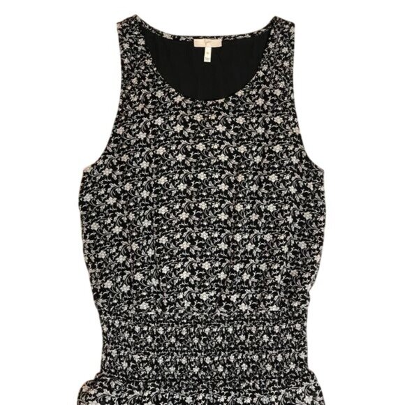 Joie Kieran Dress in Black Floral Print - Picture 4 of 7